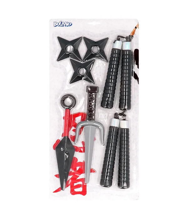 NINJA SPEELGOED WAPENS 7DELIGE SET
