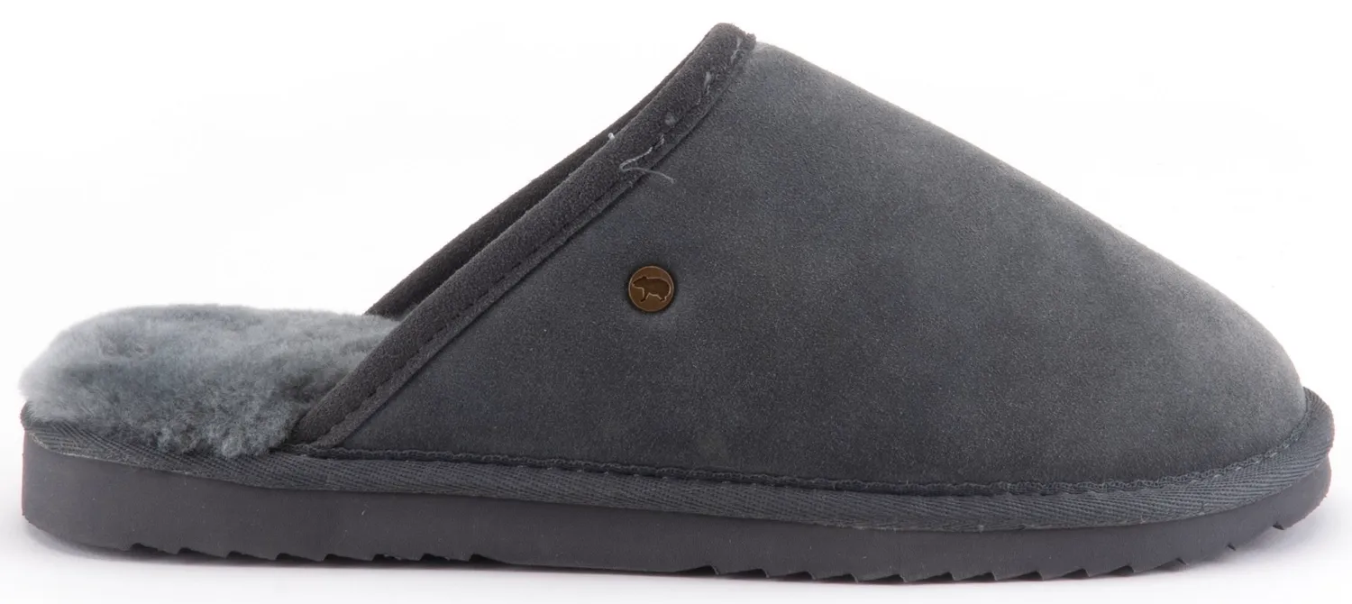 Pantoffel Warmbat Kids Classic Suede Dk Grey