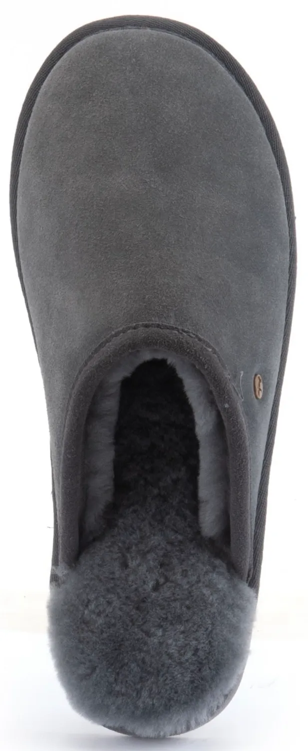 Pantoffel Warmbat Kids Classic Suede Dk Grey
