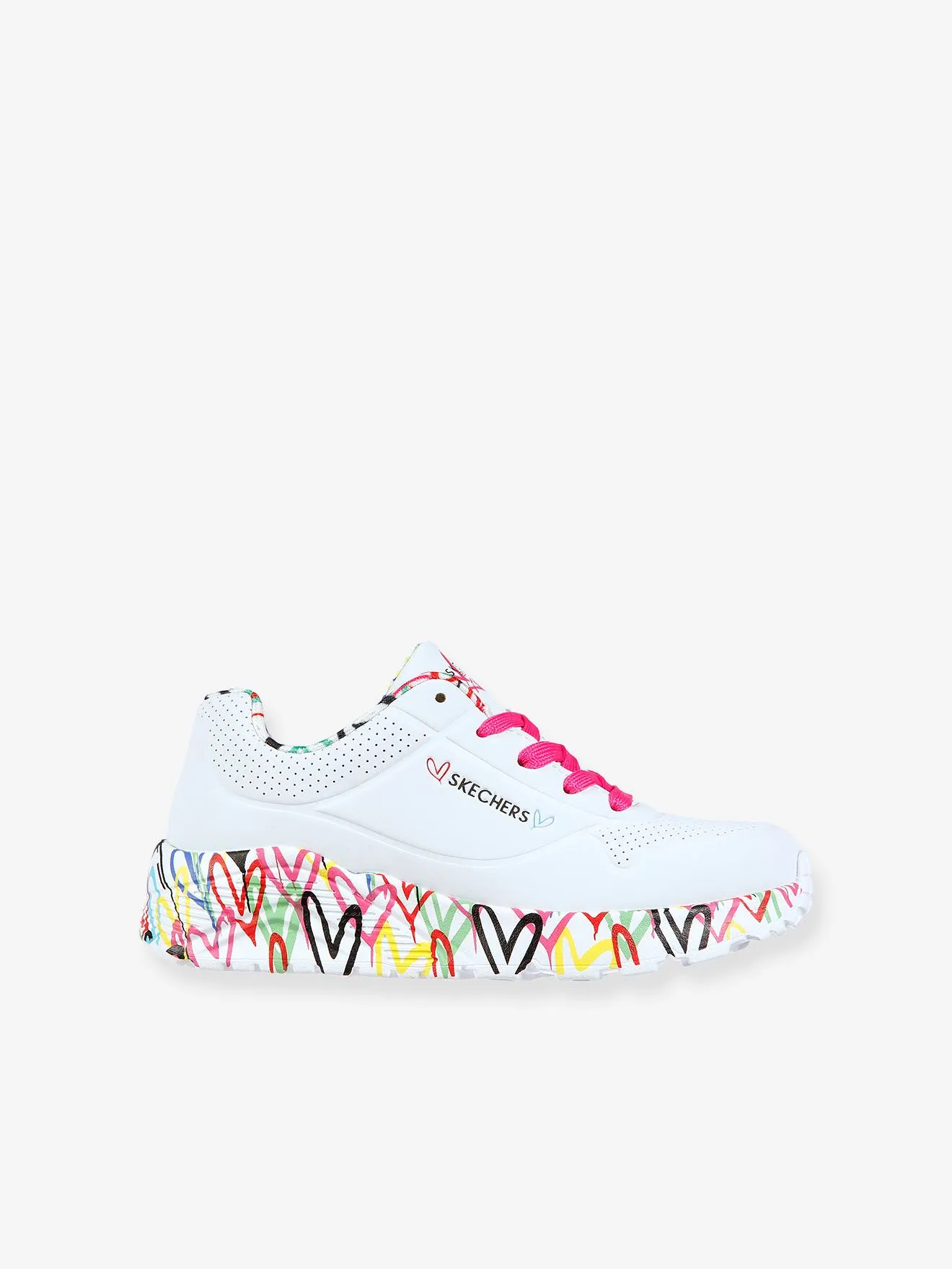 SKECHERS  KINDERSNEAKERS UNO LITE  LOVELY LUV 314976LWMLT SKECHERS®  WIT