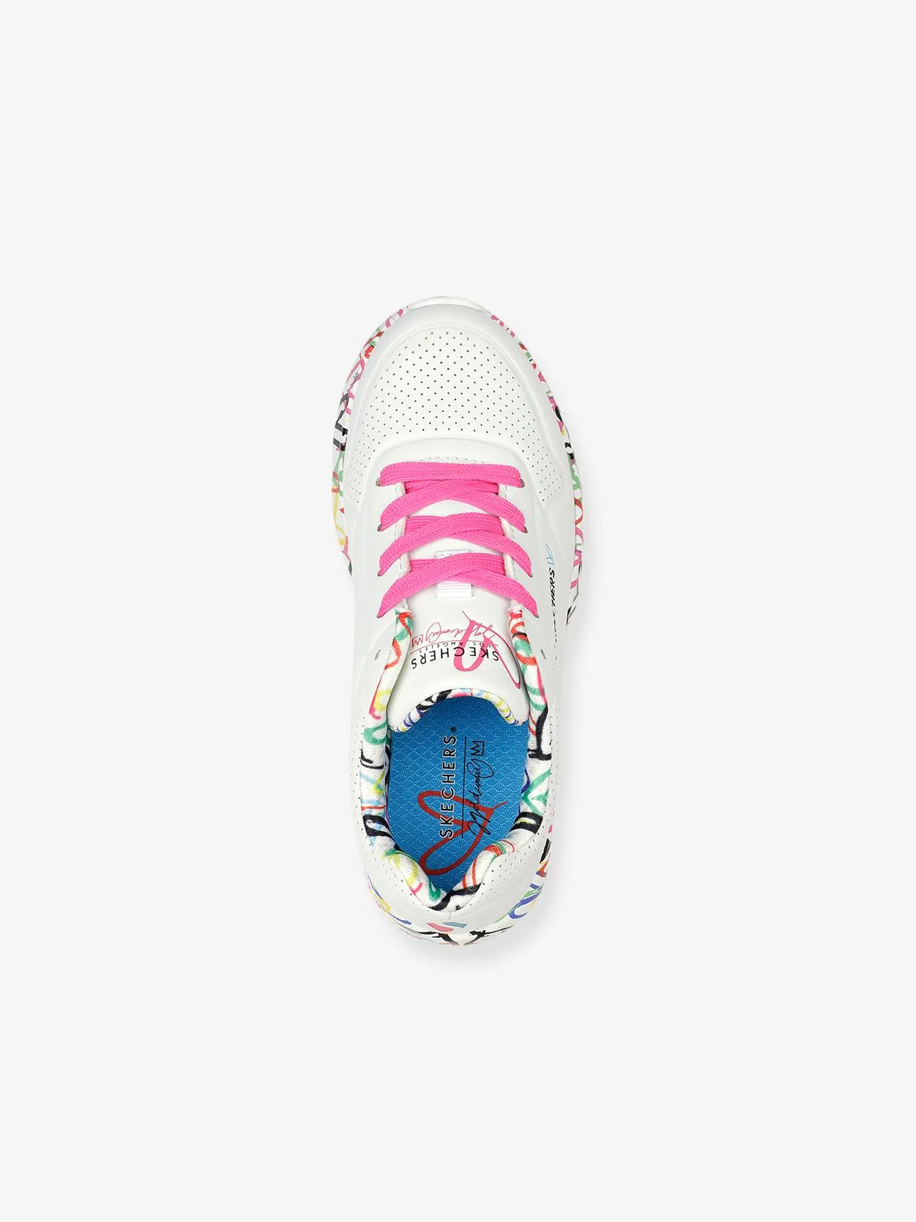 SKECHERS  KINDERSNEAKERS UNO LITE  LOVELY LUV 314976LWMLT SKECHERS®  WIT