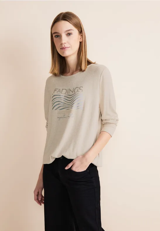 Street One Shirt met partprint