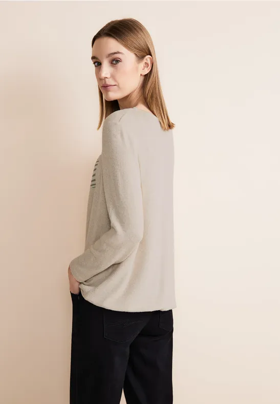 Street One Shirt met partprint
