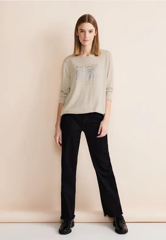 Street One Shirt met partprint