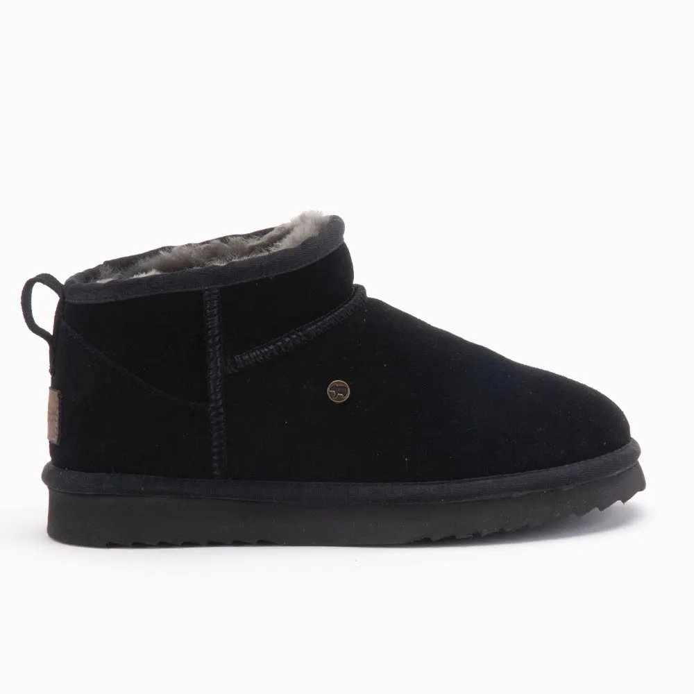 WARMBAT  DURACK BLACK  DAMES PANTOFFELS  DRC321099