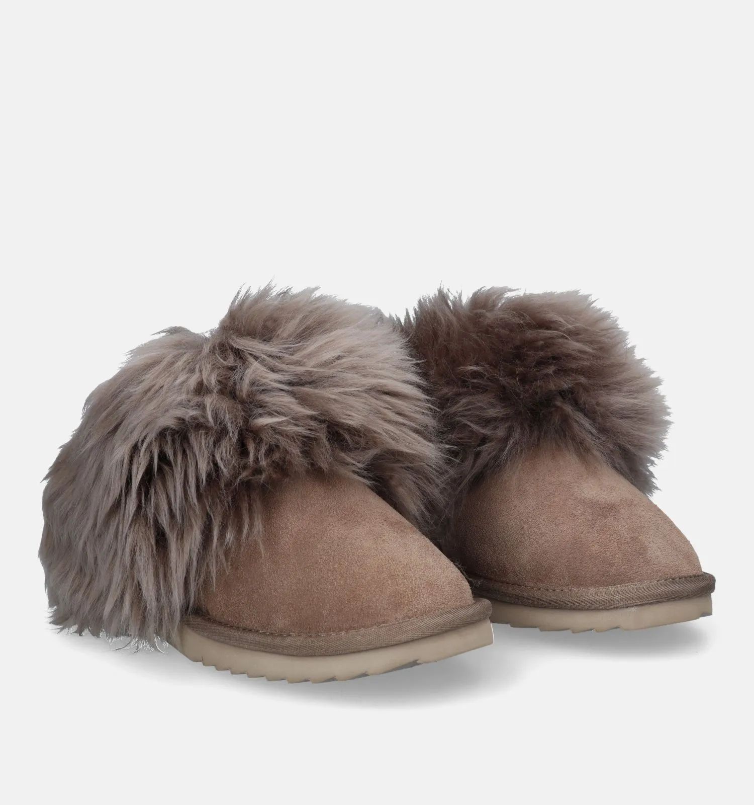 Warmbat Pantoffels taupe