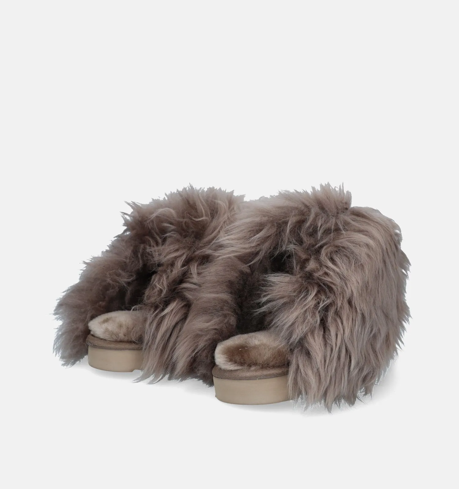 Warmbat Pantoffels taupe