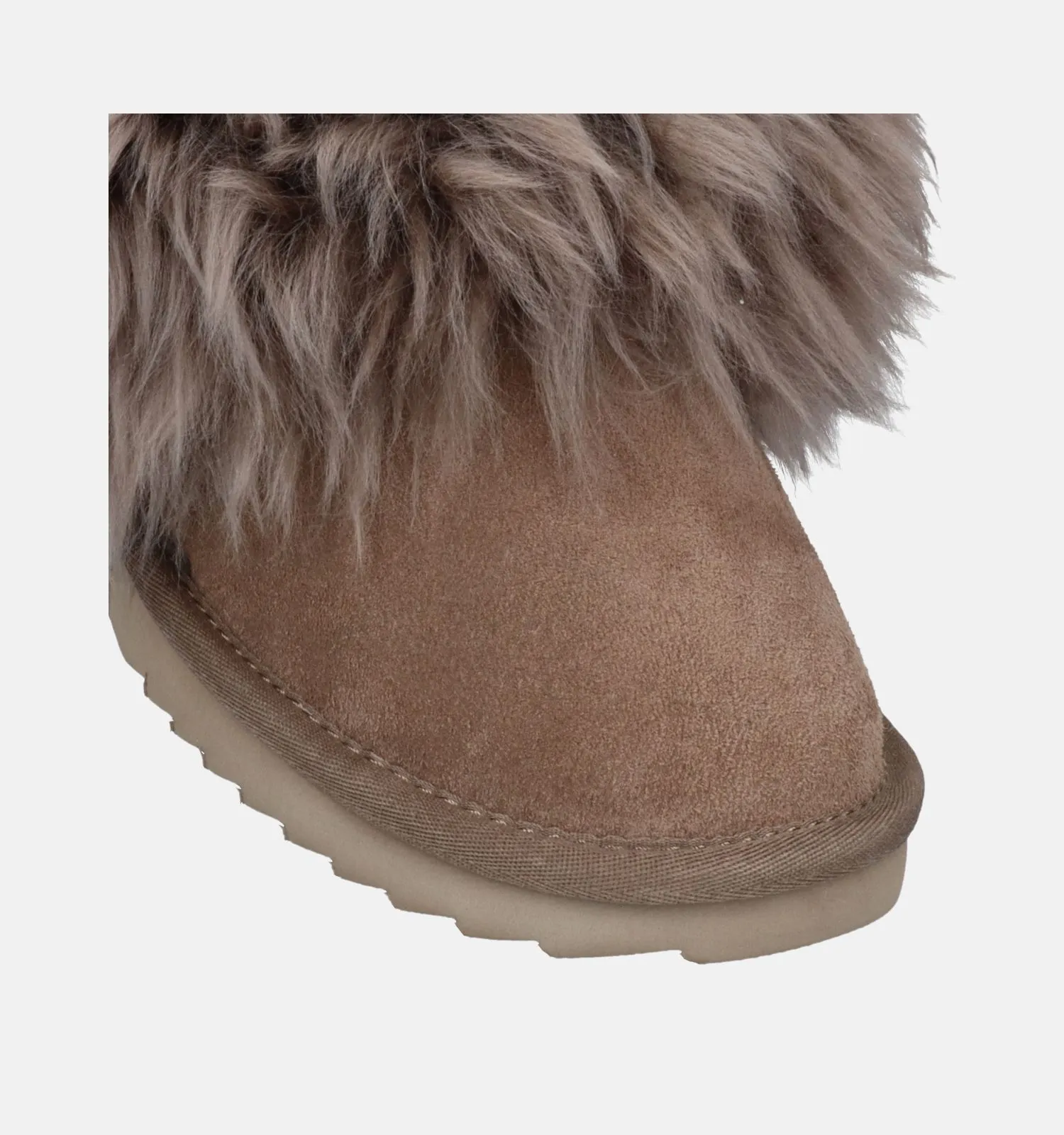Warmbat Pantoffels taupe