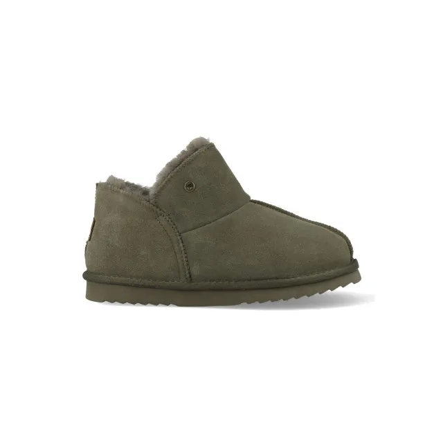 Warmbat Pantoffels willow wlw321035 olijf