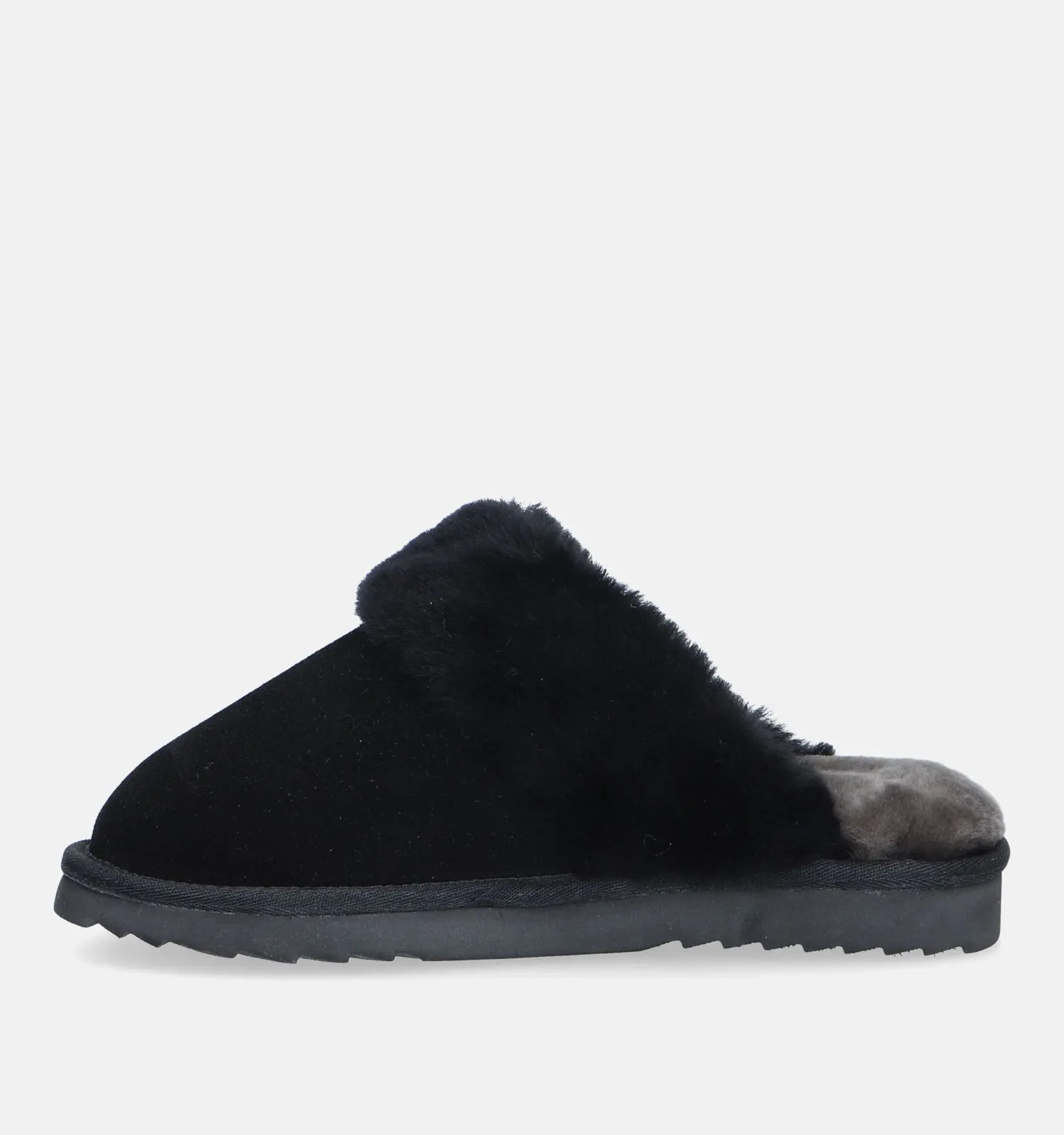 Warmbat Pantoffels zwart