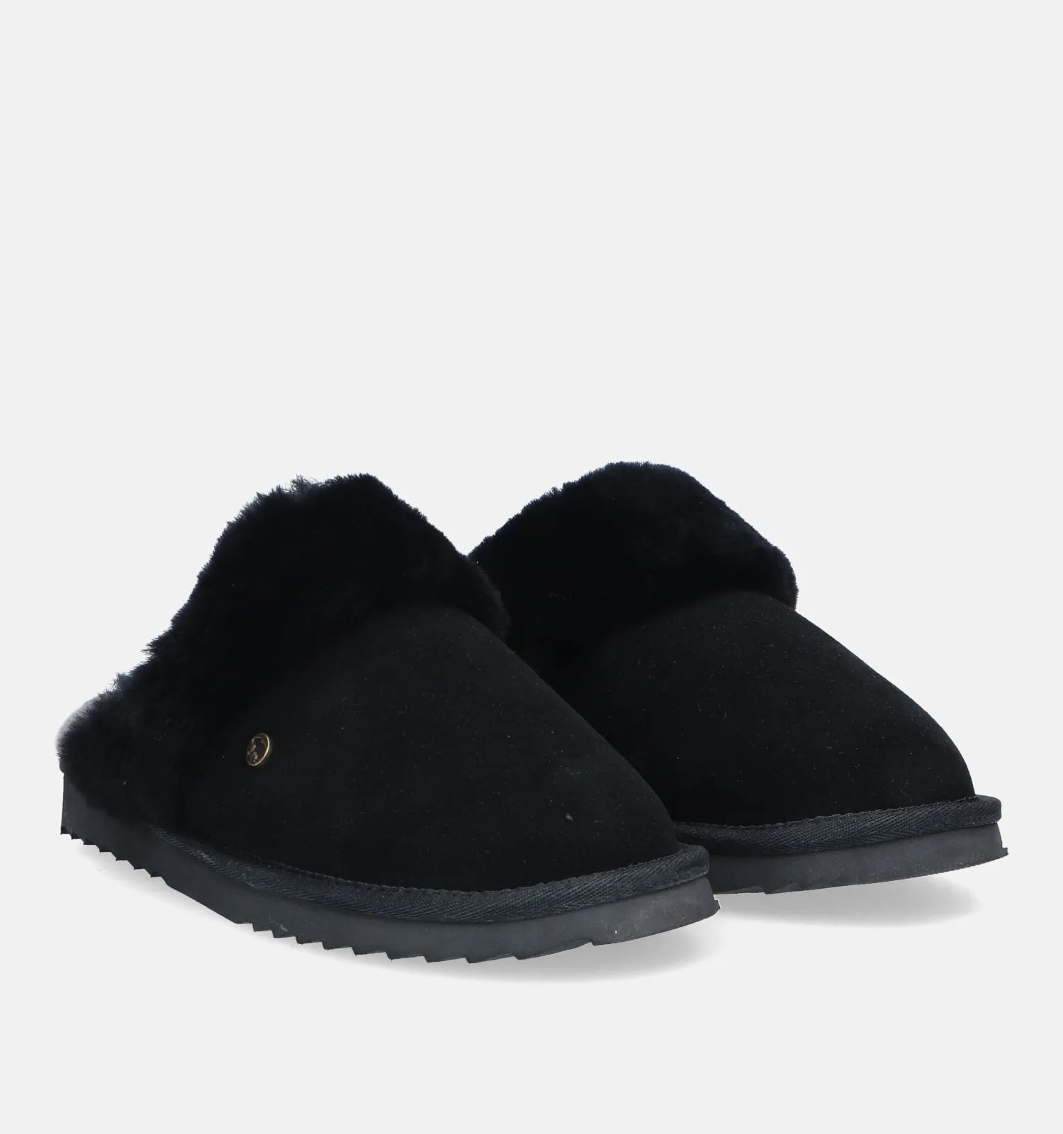 Warmbat Pantoffels zwart
