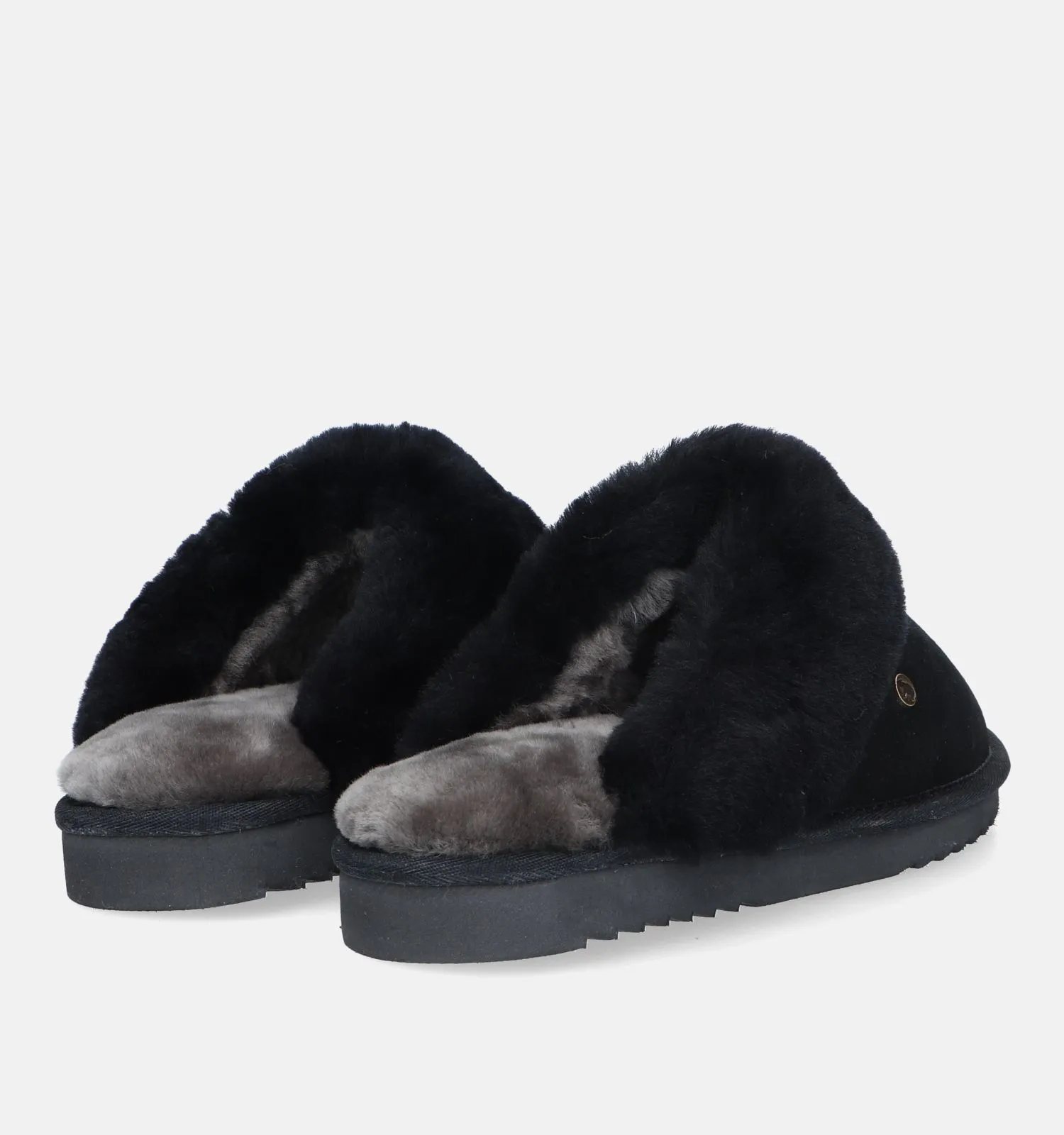Warmbat Pantoffels zwart