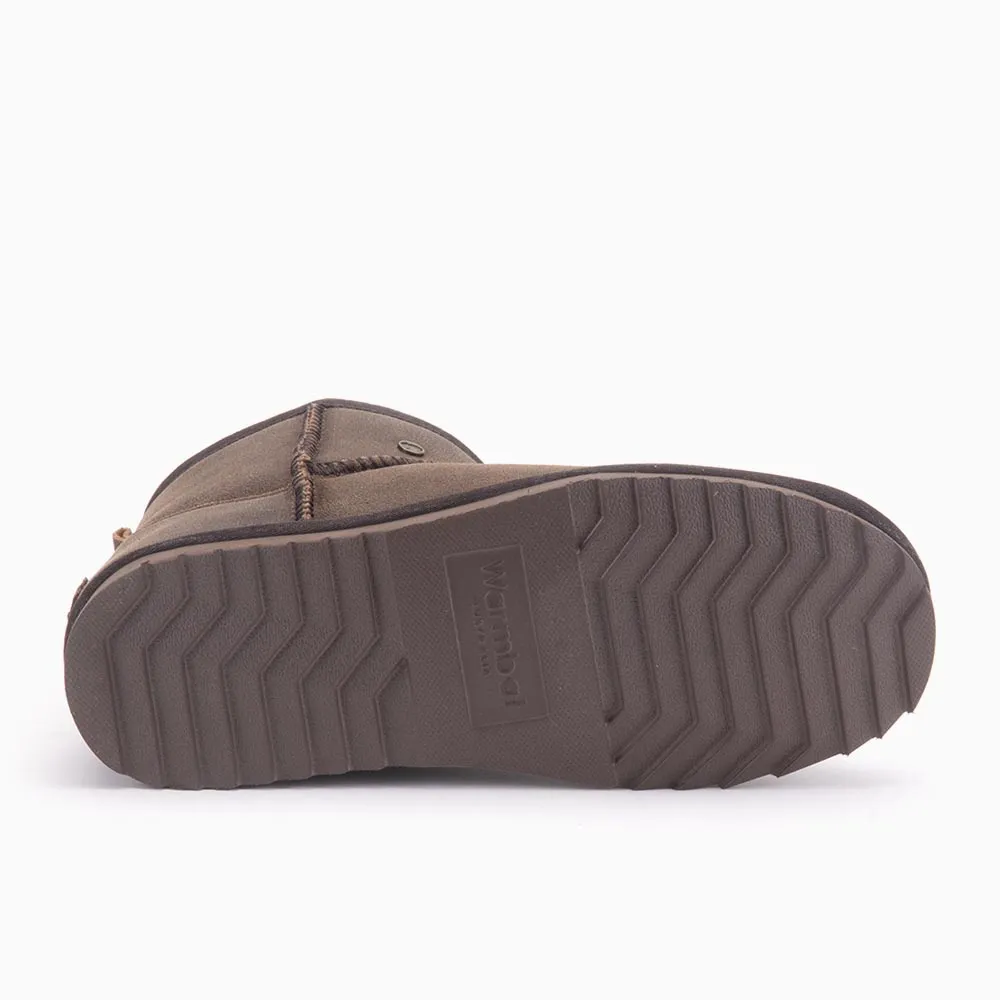 Warmbat Wallaby heren boot cracked leather brown